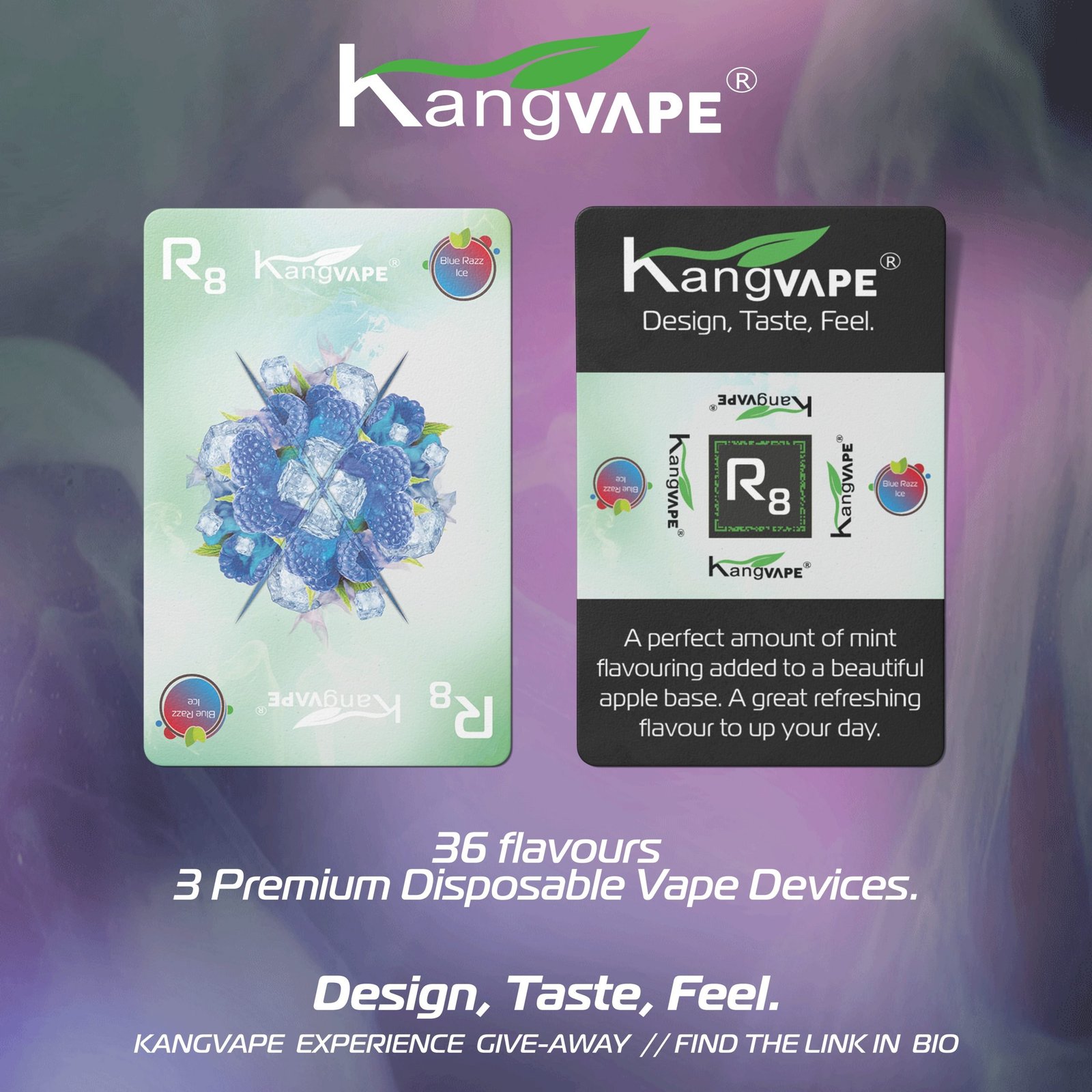 KangVAPE August Social Media Flavour Cards